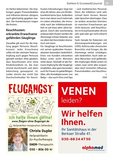 Dahlem & Grunewald Journal Feb/Mrz 2019