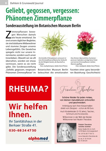Dahlem & Grunewald Journal Feb/Mrz 2019