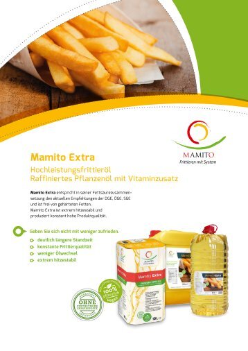 Maxfrit-Mamito Extra Produktblatt