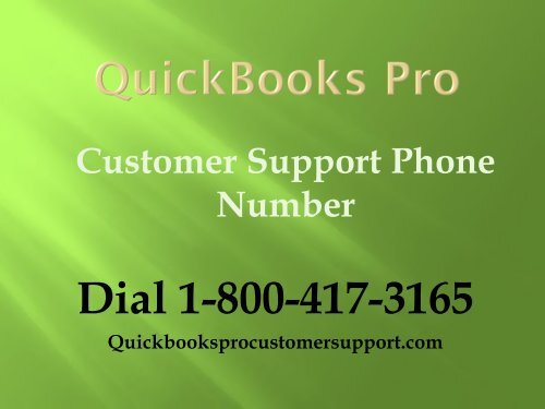 QuickBooks Pro Customer Support Phone Number 1-800-417-3165 To Fix Memory Install Issue In QB Pro