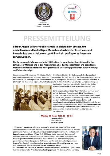 Pressemitteilung Barber Angels_Bielefeld Januar 2019