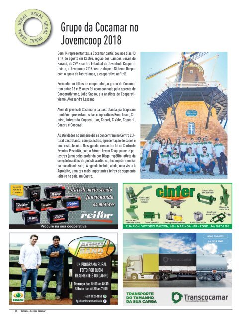 Jornal Cocamar Setembro 2018