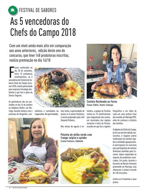 Jornal Cocamar Outubro 2018