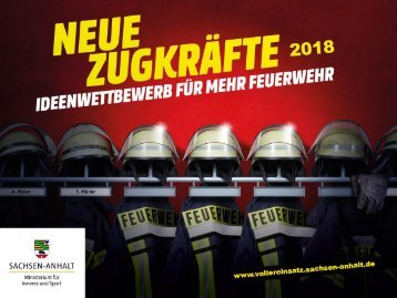 Ideenwettbewerb für mehr Feuerwehr - Einsatzdienst im Erwachsenenbereich