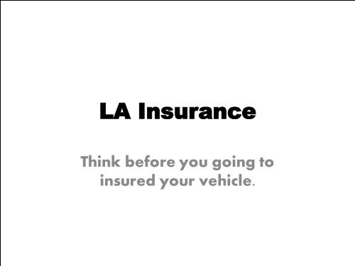 La Insurance On West Grand Boulevard