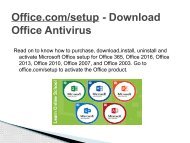 office setup - Install And Setup Microsoft Office