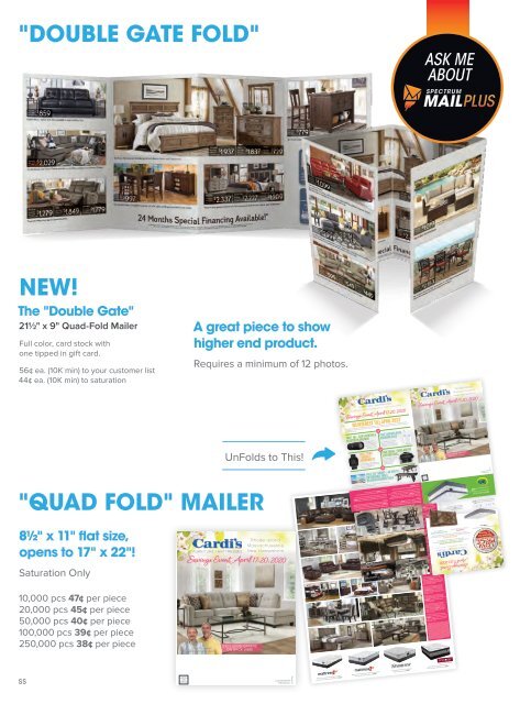 Spectrum Marketing Furniture Direct Mail Catalog