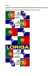 História de Loriga – History of Loriga _ LORIGA – PORTUGAL