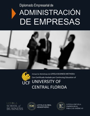 Diplomado Empresarial en Administración de Empresas - Loyola Business School