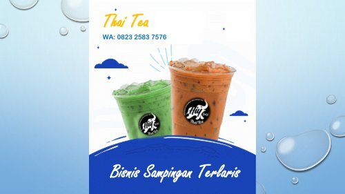 TERLARIS WA 0823-2583-7576 Bisnis Sampingan Thai Tea Kota Tanggerang
