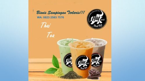 TERMUDAH WA 0823-2583-7576 Bisnis Sampingan Thai Tea Kota Bandar Lampung