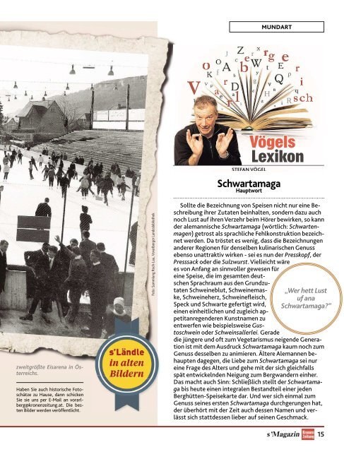 s'Magazin usm Ländle, 20. Januar 2019