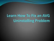 Learn How To Fix an AVG Uninstalling Problem-converted