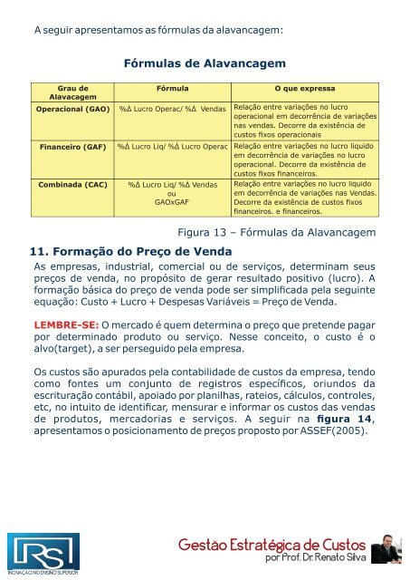 Gestão Estratégica de Custos