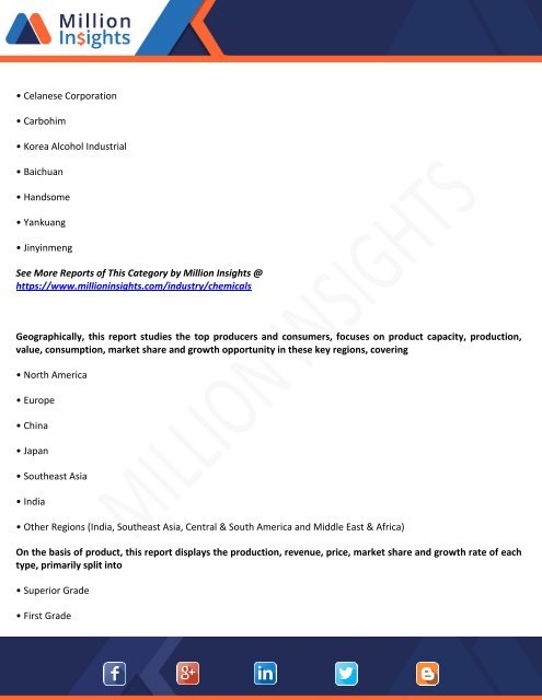 N-Butyl Acetate Market Sales, Revenue, Gross Margin, Market Share, by Regions (2018-2025)