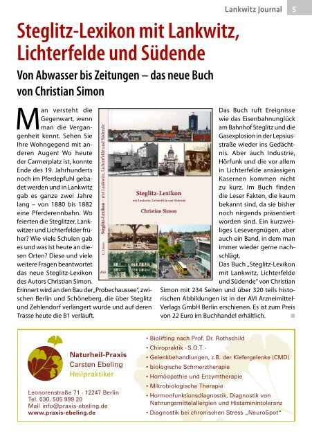 Lankwitz Journal Feb/Mrz 2019