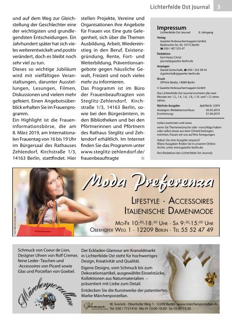 Lichterfelde Ost Journal Feb/Mrz 2019