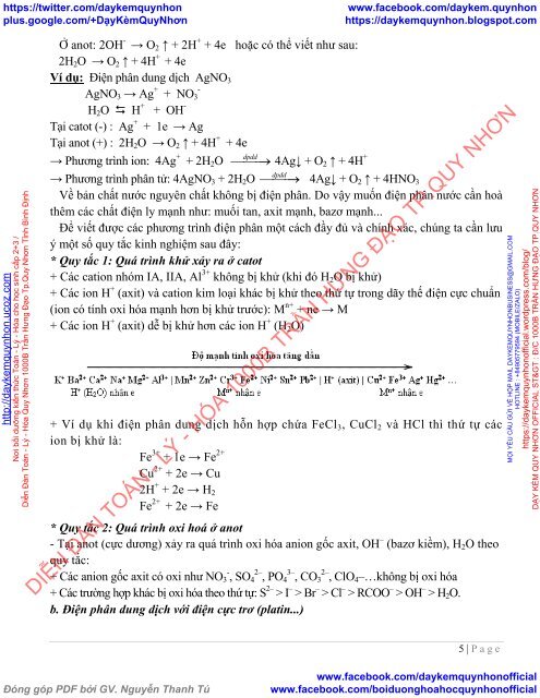 PHÂN LOẠI VÀ PHƯƠNG PHÁP GIẢI BÀI TẬP VỀ ANCOL HÓA HỌC 11 & PHƯƠNG PHÁP GIẢI BÀI TẬP ĐIỆN PHÂN