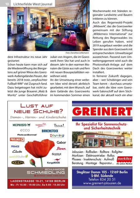 Lichterfelde West Journal Feb/Mrz 2019