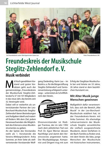 Lichterfelde West Journal Feb/Mrz 2019