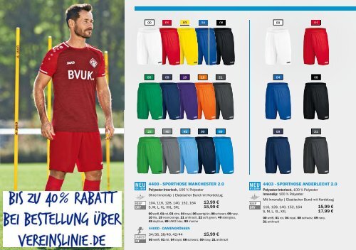 JAKO Teamsport-Katalog 2019