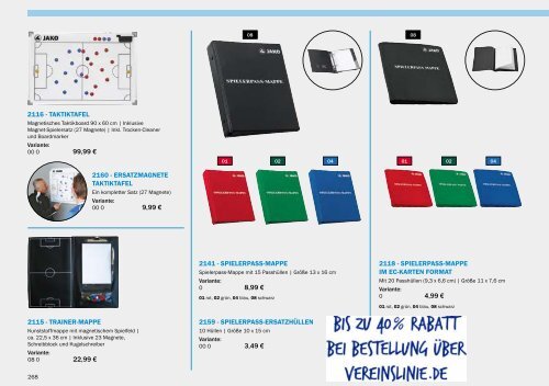 JAKO Teamsport-Katalog 2019