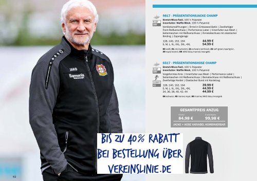 JAKO Teamsport-Katalog 2019