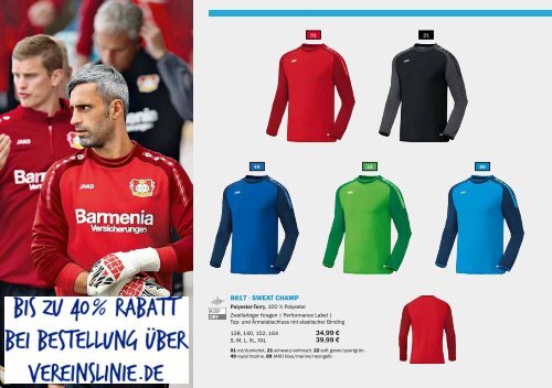 JAKO Teamsport-Katalog 2019