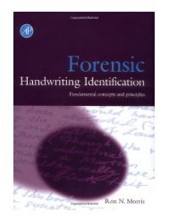 Forensic Handwriting Identification Fundamental Concepts and