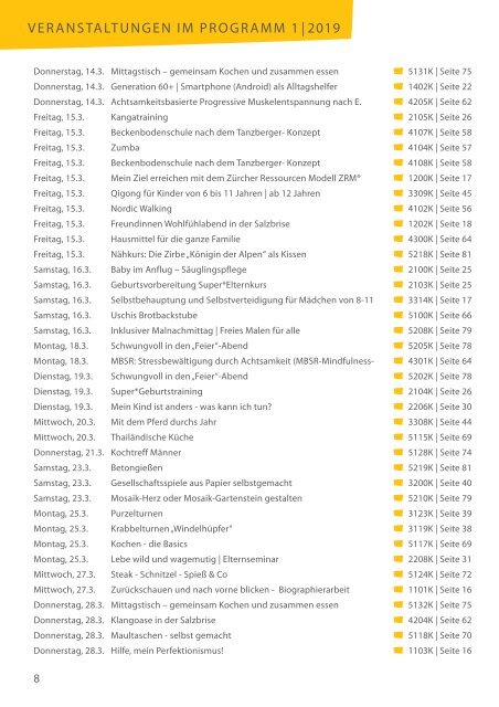 FBS-Programm FEB-AUG 2019