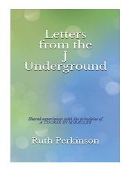 Letters from the J Underground Shared experiences with the p