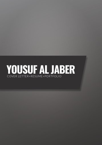 MR YOUSUF AL JABER CV PORTFOLIO