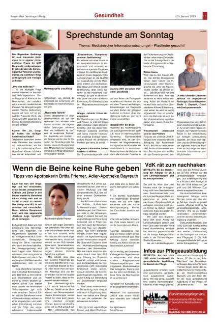2019-01-20 Bayreuther Sonntagszeitung