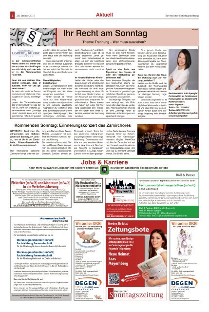 2019-01-20 Bayreuther Sonntagszeitung