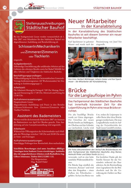 Thekenaufsteller | Kalender Bücher | Plakate | Flyer ... - Stadt Liezen