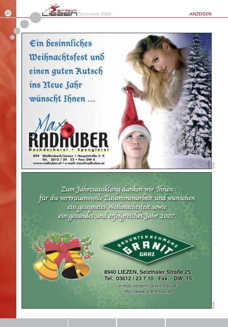 Thekenaufsteller | Kalender Bücher | Plakate | Flyer ... - Stadt Liezen