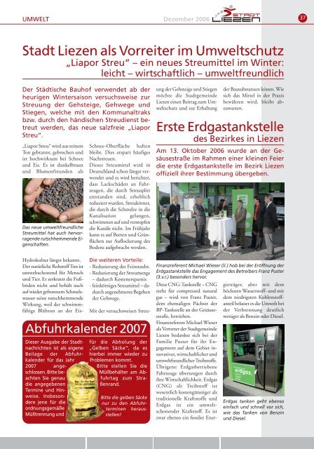 Thekenaufsteller | Kalender Bücher | Plakate | Flyer ... - Stadt Liezen