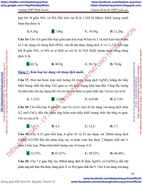 CHUYÊN ĐỀ PHẢN ỨNG OXI HOÁ - KHỬ