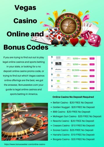 Vegas Casino Online and Bonus Codes