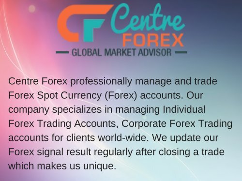 Forex Account Manager