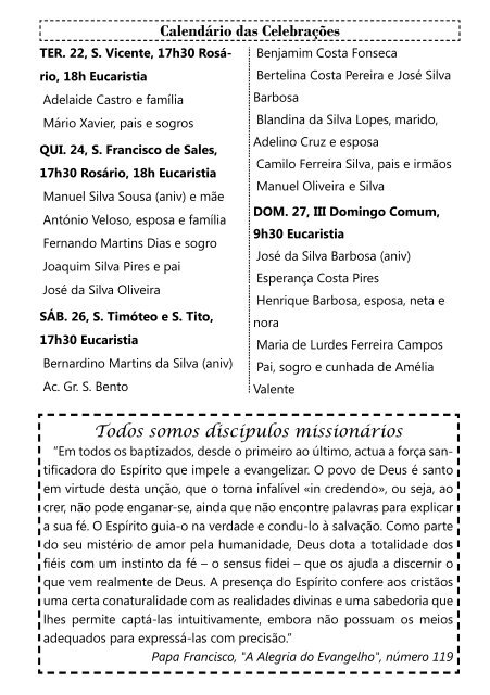 Boletim Vilarinho das Cambas 2019-01-20