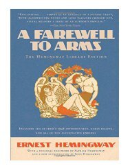 A Farewell to Arms The Hemingway Library Edition