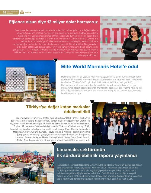 Hotel restaurant & hi-tech Ocak - January 2019