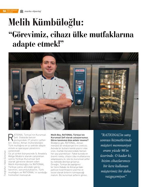 Hotel restaurant & hi-tech Ocak - January 2019