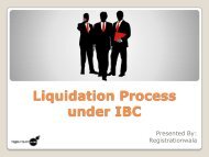 Liquidation under IBC Code PDF