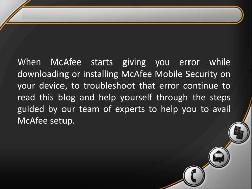 How to Download and Install McAfee Mobile Security?