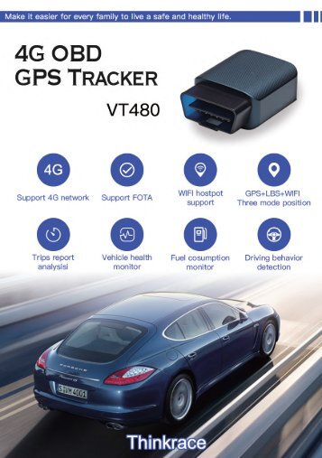 real time gps tracker for car -VT480