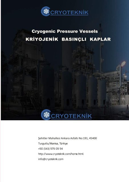 CRYOTEKNIK Catalogue