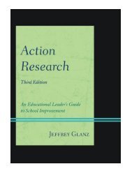 Action Research An Educational Leader's Guide to School Improvement, Third 