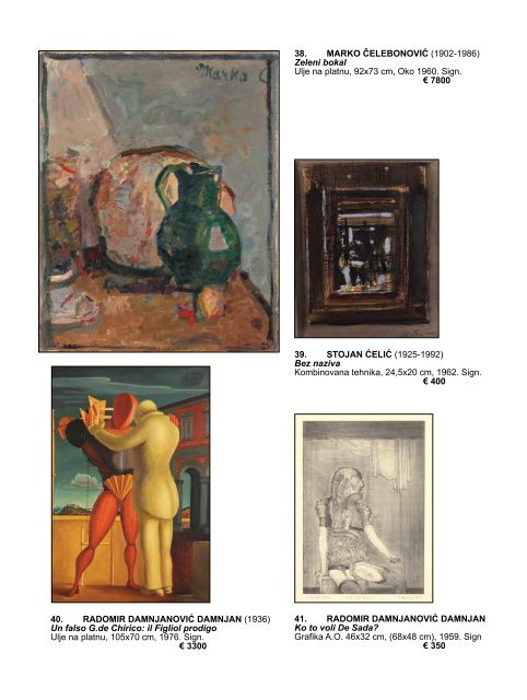 Madl'Art - Aukcija antikviteta i slika
